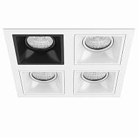 Комплект из светильников и рамки Domino Lightstar D54607060606